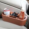 CARFU AC-2299A Car Seat Gap Scatola portaoggetti multifunzione (marrone)