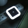 Luce notturna di controllo del sensore di luce a LED 110 V-220 V, spina americana