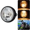 Anello angelo faro LED da 7 pollici per moto con funzione di sterzo (senza staffa)