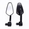 Maniglia per moto Specchietto retrovisore in ciliegio tutto alluminio (nero)