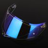 Lente Casco Moto con Spikes Antiappannamento per SOMAN K1/K3SV/K5, Colore: Trasparente REVO Blue