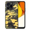 Custodia per cellulare con cover posteriore in pelle mimetica per vivo Y35 (gialla)