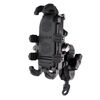MOTOSLG Crab Staffa per morsetto per telefono moto L-Type Supporto per specchietto retrovisore (nero)