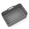Per Ninja DZ201 Air Fryer Silicone Liner Mat Riutilizzabile Cestello Vassoio, Spec: Grigio Modello Spesso (140g)