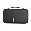 Borsa per documenti da passaporto portatile antipolvere impermeabile da viaggio, colore: nero piccola