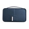 Borsa per documenti da passaporto portatile antipolvere impermeabile da viaggio, colore: blu navy piccola