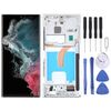 Schermo OLED Samsung Galaxy S22 Ultra 5G SM-S908B con cornice - Argento EU SPS6698S 6922460907702