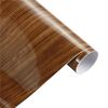 Pellicola per decalcomanie adesive in vinile PVC, dimensioni: 50 cm x 200 cm (venatura del legno lucida F)