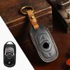 Custodia protettiva per chiave in pelle bovina per auto Buick, versione a quattro chiavi (nero)