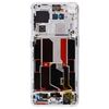 Per OnePlus 10 Pro NE2210 NE2211 NE2213 Piastra con cornice centrale (bianca)