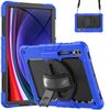 Per Samsung Galaxy Tab S9 Ultra / S8 Ultra Silicone + custodia per tablet PC (blu scuro + nero)