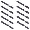Per Samsung Galaxy S22 Ultra 5G SM-S908 10 pezzi pulsante di accensione + pulsante di controllo volume (nero)