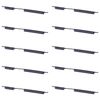 Per Samsung Galaxy A42 5G SM-A426 10 pezzi Pulsante di accensione + Pulsante di controllo volume (Nero)