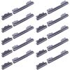 Per Samsung Galaxy S21 FE 5G SM-G990 10 pezzi pulsante di accensione + pulsante di controllo volume (nero)