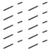 Per Samsung Galaxy A03 Core SM-A032 10 pezzi Pulsante di accensione + Pulsante di controllo volume (Nero)