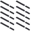 Per Samsung Galaxy S21 Ultra 5G SM-G998 10 pezzi pulsante di accensione + pulsante di controllo volume (nero)