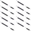 Per Samsung Galaxy M01s SM-M01 10 pezzi Pulsante di accensione + Pulsante di controllo volume (Nero)