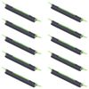 Per Samsung Galaxy M23 SM-M236 10 pezzi Pulsante di accensione + Pulsante di controllo volume (Nero)