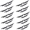 Per Samsung Galaxy M10s SM-M107 10 pezzi Pulsante di accensione + Pulsante di controllo volume (Nero)