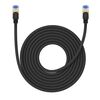 Baseus PCWL-A106 Cavo intrecciato Ethernet CAT7 ad alta velocità da 10 Gigabit, lunghezza: 8 m (nero)