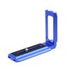 Piastra a sgancio rapido con staffa universale a forma di L per fotocamera per stabilizzatori RSC2 / RS3, specifiche: L-440 blu