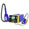 Mechanic 861DS Stazione di rilavorazione per saldatore elettrico con pistola ad aria calda 2 in 1 a doppia funzione, Spina: UE