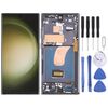 Schermo lcd originale con cornice di ricambio per Samsung Galaxy S23 Ultra nero SPA9432B