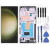 Schermo lcd originale con cornice di ricambio per Samsung Galaxy S23 Ultra SM-S918B viola SPA9432P