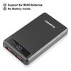 HAWEEL DIY 6 x 18650 Batteria 24W Custodia Power Bank a ricarica rapida con display, Batteria non inclusa (Nero)