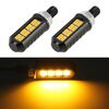 1 paio di luci targa per auto/moto DC12V 1W