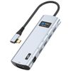 V261A Adattatore HUB per docking station per display digitale a gomito da USB-C/Tipo-C 12 in 1 a USB