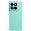 Custodia per telefono in silicone liquido imitazione Xiaomi 14 Pro (ciano chiaro)