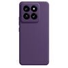 Per la custodia per telefono in silicone liquido imitazione Xiaomi 14 Pro (viola scuro)