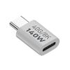 Adattatore di trasmissione USB 3.1 da tipo C a tipo C 40 Gbps 8K, carica 140 W 5 A, specifica: tipo C maschio a femmina