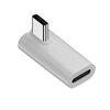 Adattatore di trasmissione USB 3.1 da tipo C a tipo C 40 Gbps 8K, carica 140 W 5 A, specifica: piega centrale da tipo C maschio a femmina