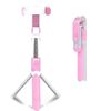 XT09 Live Cell Phone Treppiede Selfie Stick Staffa Bluetooth Selfie Stick (Rosa)