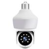 DP43 La telecamera intelligente per la visione notturna con tracciamento del movimento a lampadina supporta l'interfono vocale (bianco)