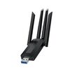 A07 Adattatore di rete per computer wireless ad alta velocità USB 3.0 dual-band a 4 antenne senza driver