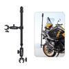 Morsetti per moto a doppia testa e testa singola Manubrio Asta per selfie telescopico a 3 stadi con montaggio fisso