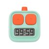 H-C-06 Robot da cucina timer Gestione del tempo per bambini Running Esercizio timer(Verde)