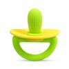 Giocattoli in silicone per dentizione per bambini con cactus massaggiagengive (verde e giallo)