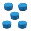 Tappo per bottiglia di vino in silicone per uso alimentare 5 pezzi FDA Tappo per vino a prova di perdite (azzurro)