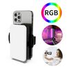 Lampada fotografica RGB a luce di riempimento con clip per telefono pieghevole nascosta e interfaccia Cold Shoe F-615