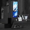 Per Huawei Mate X2 GKK Custodia per telefono in pelle privacy integrata con cerniera pieghevole smerigliata con supporto (nero)