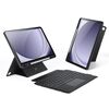 Per Samsung Galaxy Tab A9+ DUX DUCIS DK Custodia tablet in pelle con tastiera magnetica galleggiante (nero)