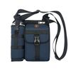 Zaino da viaggio per esterni con borsa per bottiglia d'acqua a tracolla monospalla impermeabile resistente all'usura (blu profondo)