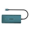 Onten UC961 Docking station HUB multifunzione USB-C / Type-C 9 in 1 (verde)