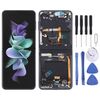 Per Samsung Galaxy Z Flip3 SM-F711 Schermo LCD originale digitalizzatore assemblaggio completo con cornice (nero)