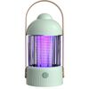 Lampada da campeggio all'aperto per zanzare a luce notturna a scossa elettrica, specifiche: 2000 mAh (verde)