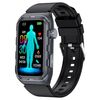 Smartwatch impermeabile G08 da 1,4 pollici IP67, supporto per il monitoraggio ECG/glicemia/ossigeno nel sangue (nero)